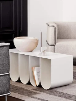 Banco de metal Curved