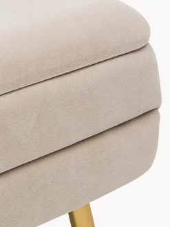 Banco de terciopelo con espacio de almacenamiento Pavlina