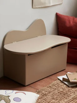 Banco infantil de madera con espacio de almacenamiento Slope