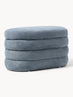 Banco pequeño tapizado con espacio de almacenamiento Alto