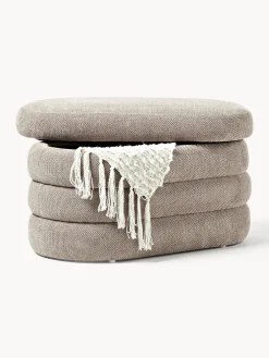 Banco pequeño tapizado con espacio de almacenamiento Alto