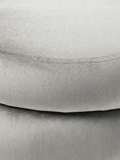 Banco pequeño tapizado en terciopelo con espacio de almacenamiento Alto