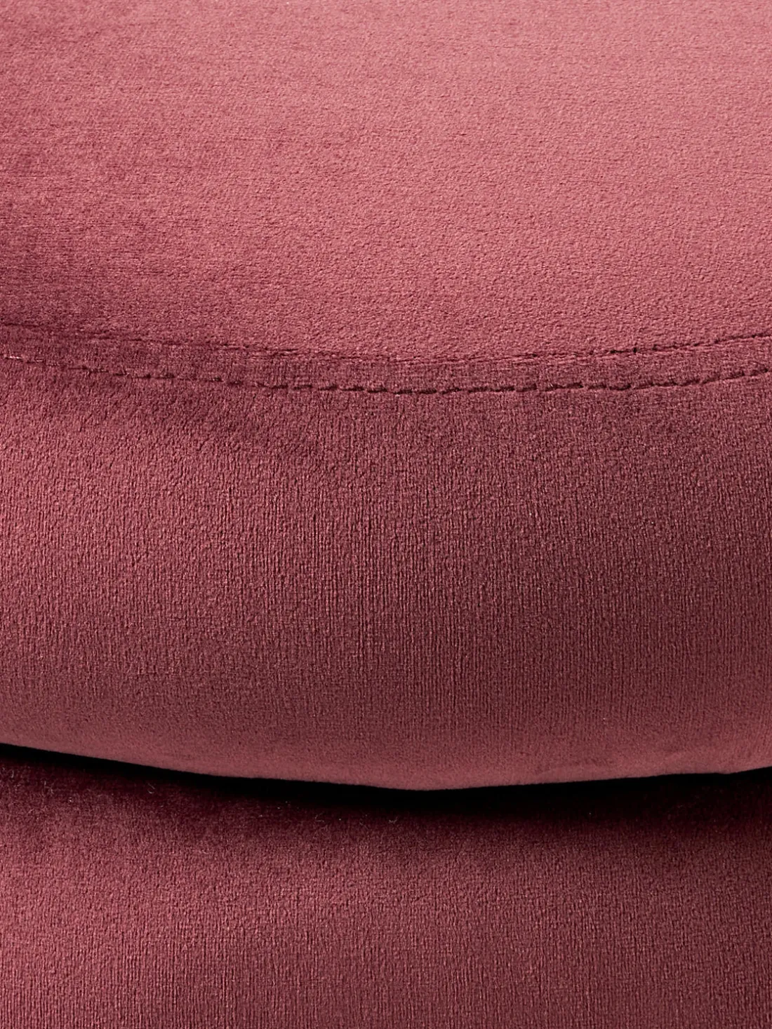 Banco pequeño tapizado en terciopelo con espacio de almacenamiento Alto