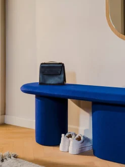 Banco tapizado artesanal Rull