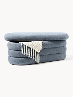 Banco tapizado con espacio de almacenamiento Alto