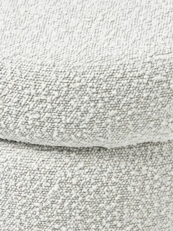 Banco tapizado en tejido bouclé con espacio de almacenaje Alto