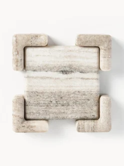 Bandeja decorativa de mármol Knud