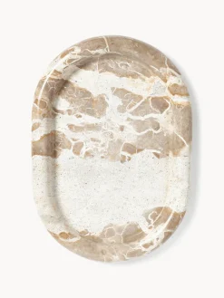 Bandeja decorativa de mármol Maba