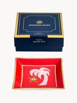 Bandeja decorativa de porcelana Playa