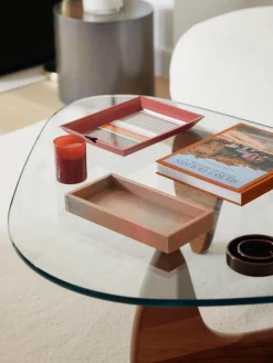 Bandeja decorativa pequeña de mármol Venice