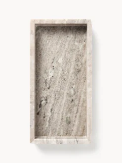 Bandeja decorativa pequeña de mármol Venice