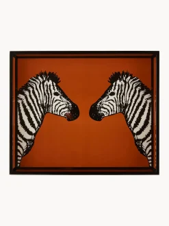 Bandeja decorativa Zebra