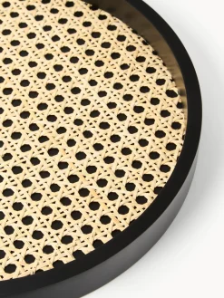 Bandeja redonda con tejido vienés Carina