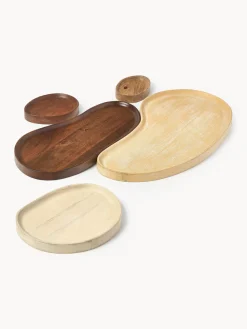 Bandejas decorativas de madera de mango Oda, 3 uds.