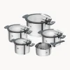 Batería de cocina de acero inoxidable Simplify, 5 pzas.