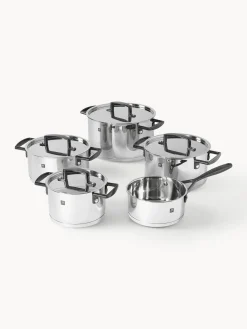 Batería de cocina de acero inoxidable Bellasera, 5 pzas.