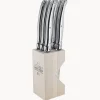 Bloque de 6 cuchillos Debutant Inox