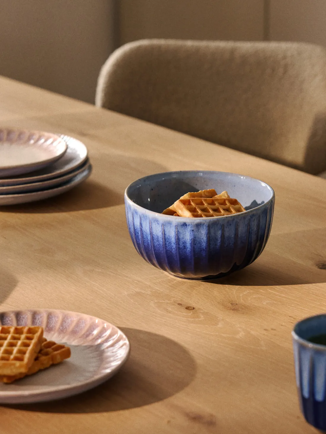 Bol artesanal con esmalte reactivo Vinci