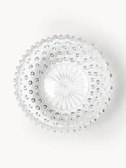 Bol de vidrio soplado Hobnail