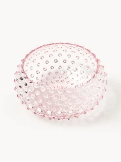 Bol de vidrio soplado Hobnail