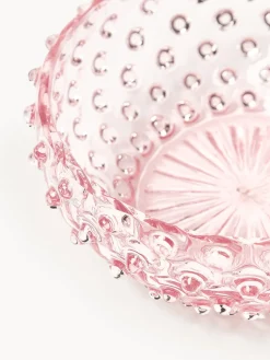 Bol de vidrio soplado Hobnail