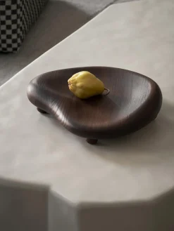 Bol decorativo de madera de fresno Cairn