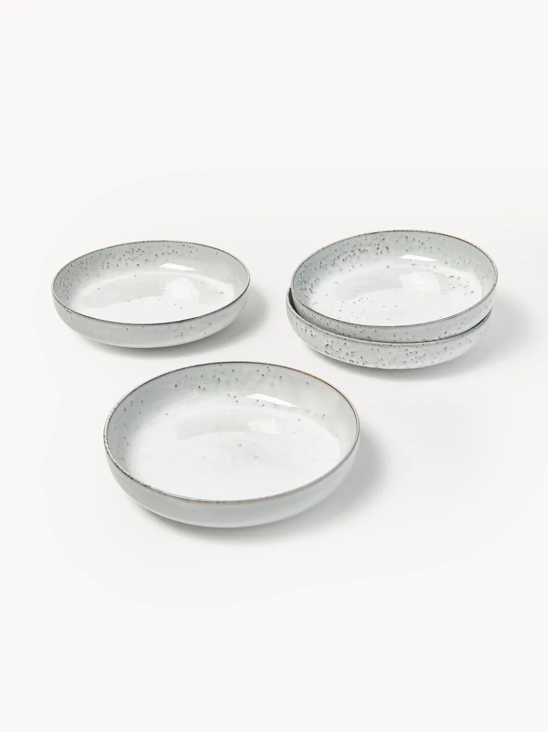 Boles artesanales Nordic Sand, Ø 22 cm, 4 uds.