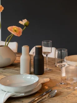 Boles artesanales Nordic Sand, Ø 22 cm, 4 uds.