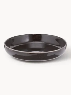 Boles artesanales Nordic Coal, Ø 22 cm, 4 uds.