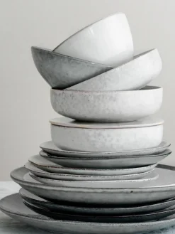 Boles artesanales Nordic Sand, Ø 17 cm, 4 uds.