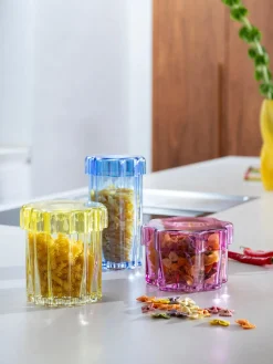 Bote artesanal de cristal Astral