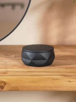 Bote para el baño de poliresina Crackle