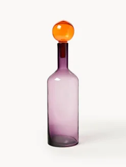 Botellas decorativas sopladas Bubbles, 4 uds.