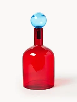 Botellas decorativas sopladas Bubbles, 4 uds.