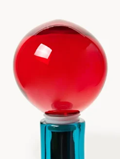 Botellas decorativas sopladas Bubbles, 4 uds.