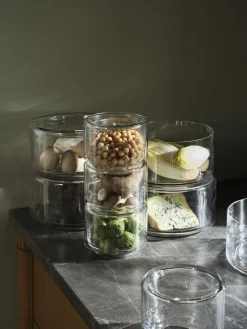 Botes de vidrio soplados Sylvia, 4 uds.