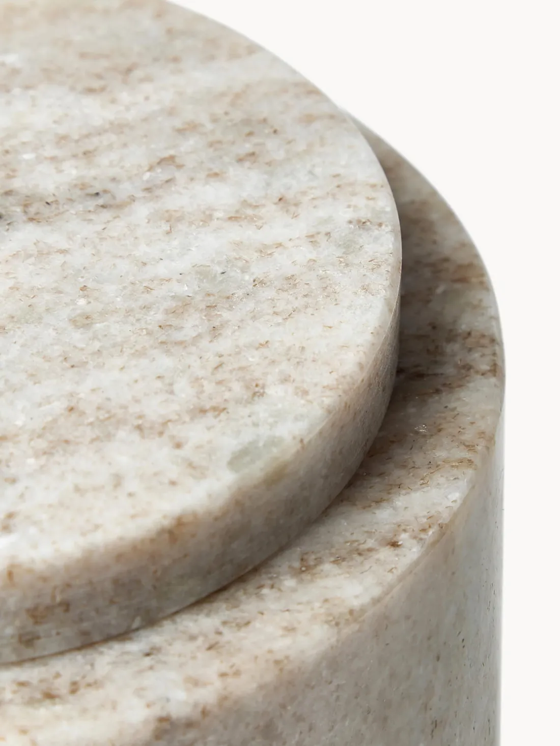 Caja de almacenamiento de mármol Simba, al 12 cm