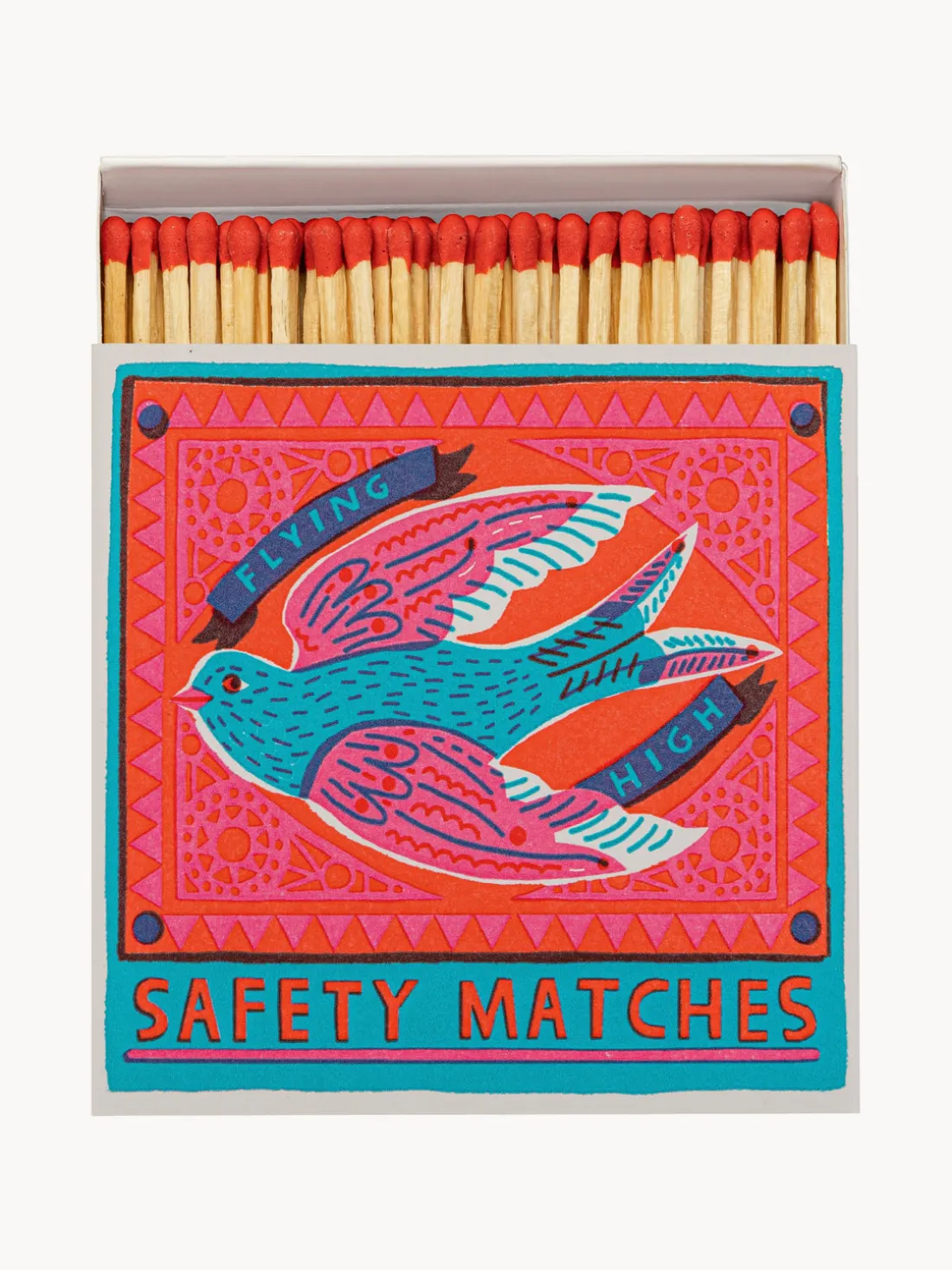 Caja de cerillas de diseño Flying High