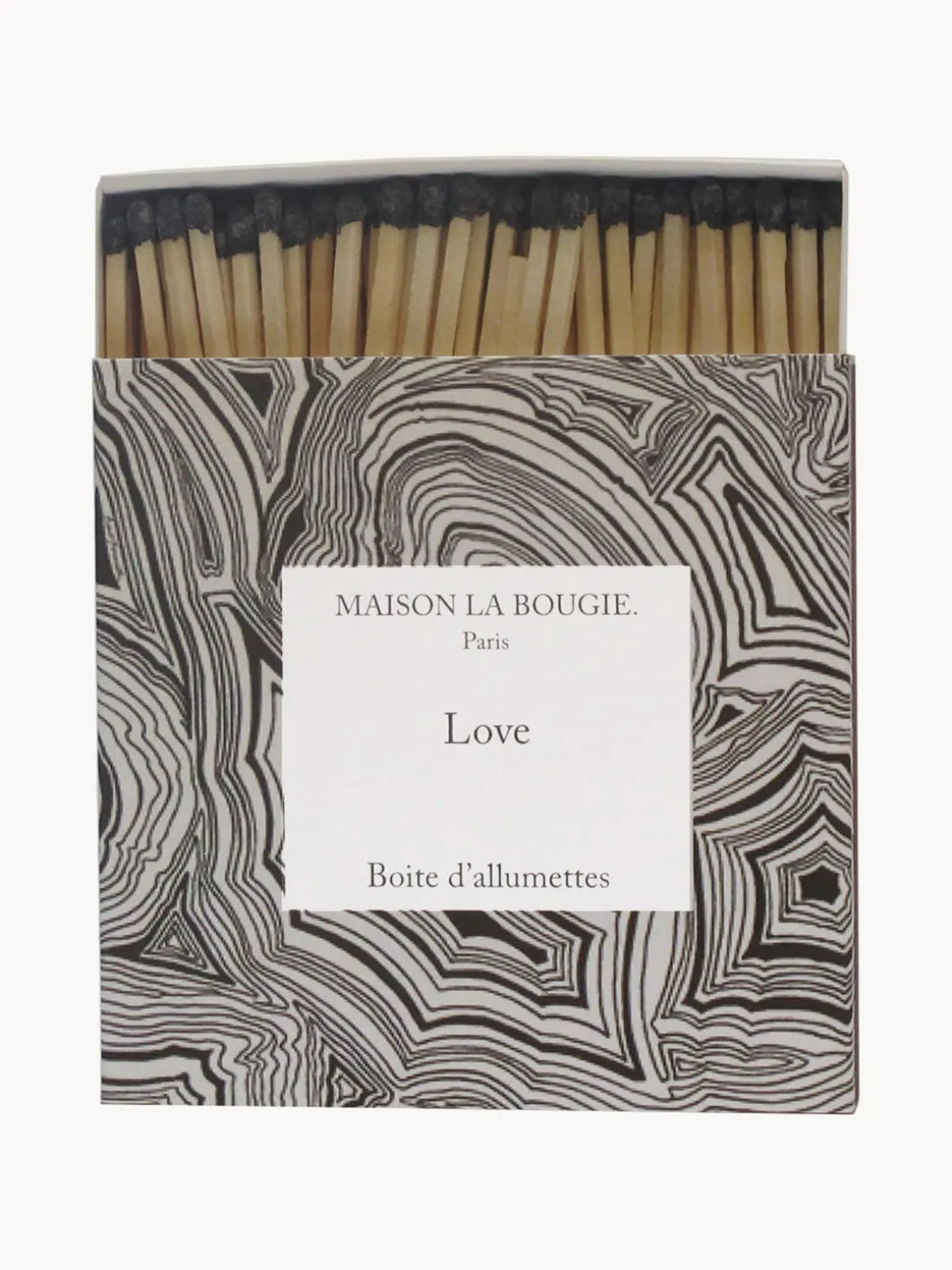 Caja de cerillas Love