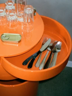 Cajonera redonda de diseño Verner Panton Barboy