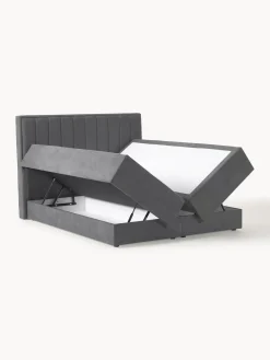 Cama continental con espacio de almacenamiento Livia