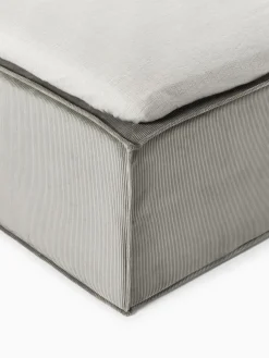 Cama continental de pana Lennon