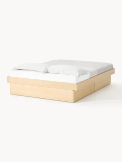 Cama de madera con cajones Sato