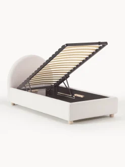 Cama individual Ebba, con espacio de almacenamiento