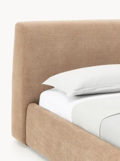 Cama individual tapizada con espacio de almacenamiento Cloud