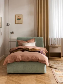 Cama individual tapizada Cloud