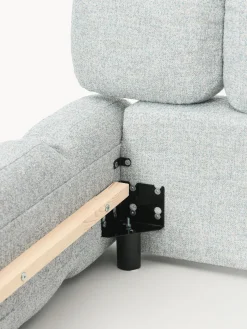 Cama individual tapizada en borreguillo bouclé Tayla