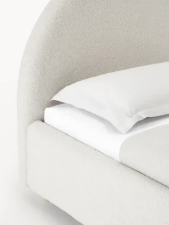 Cama individualde borreguillo Ebba, con espacio de almacenamiento