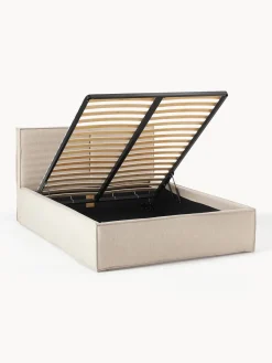 Cama tapizada con espacio de almacenamiento Dream