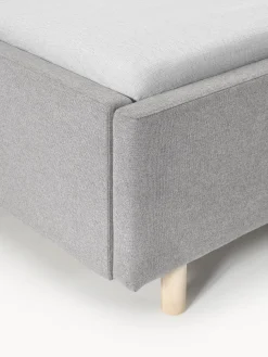 Cama tapizada con espacio de almacenamiento Arche